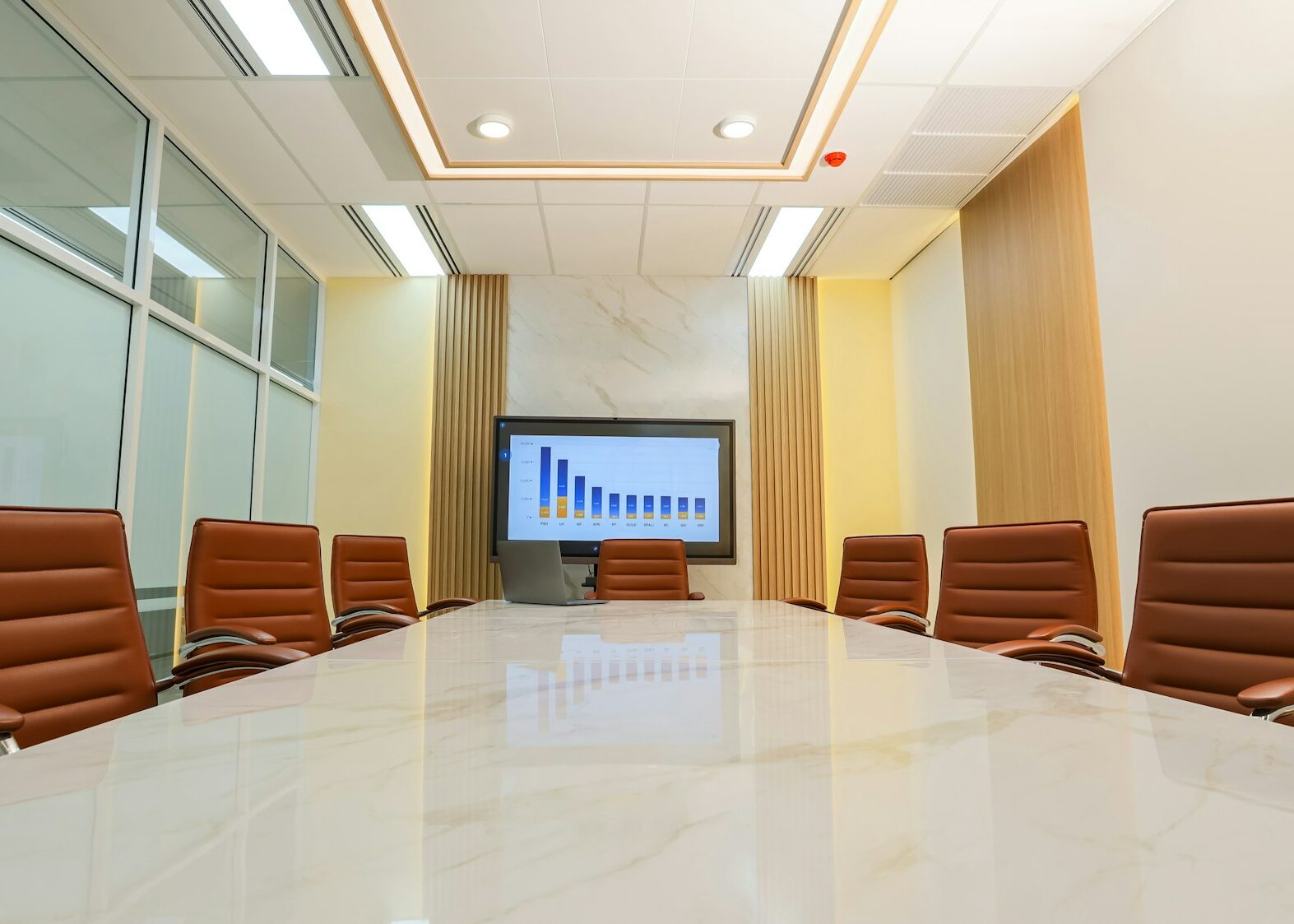 Business meeting room or Board room interiors.