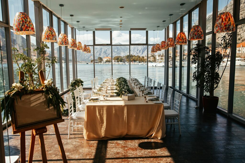 Wedding reception venue.